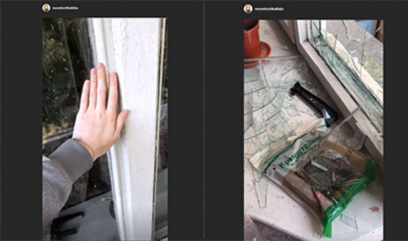 Лиза Монеточка разбила окно, чтобы попасть в собственную квартиру