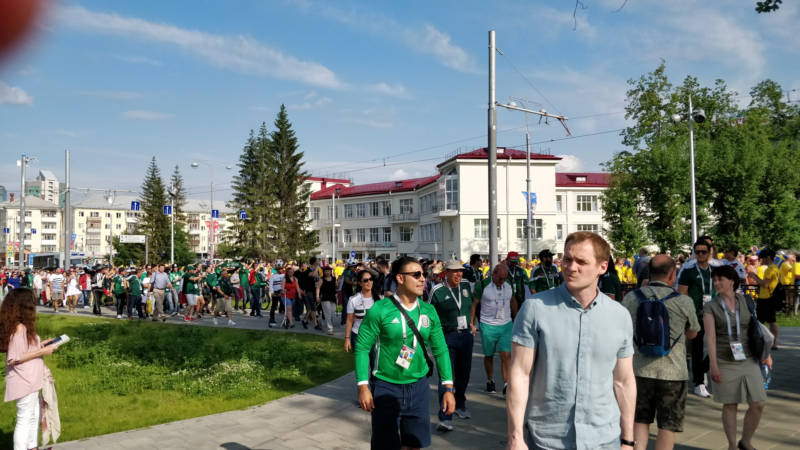 Шведский марш потряс Екатеринбург