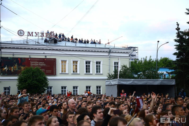 На фестиваль Ural Music Night пришёл практически весь Екатеринбург