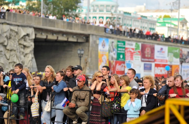 День города в Екатеринбурге посетили почти миллион человек