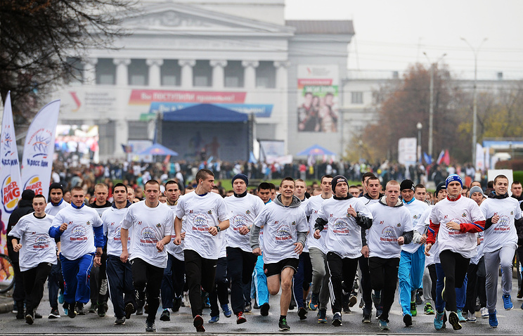 «Кроссе нации» в Екатеринбурге принял 50 тысяч человек