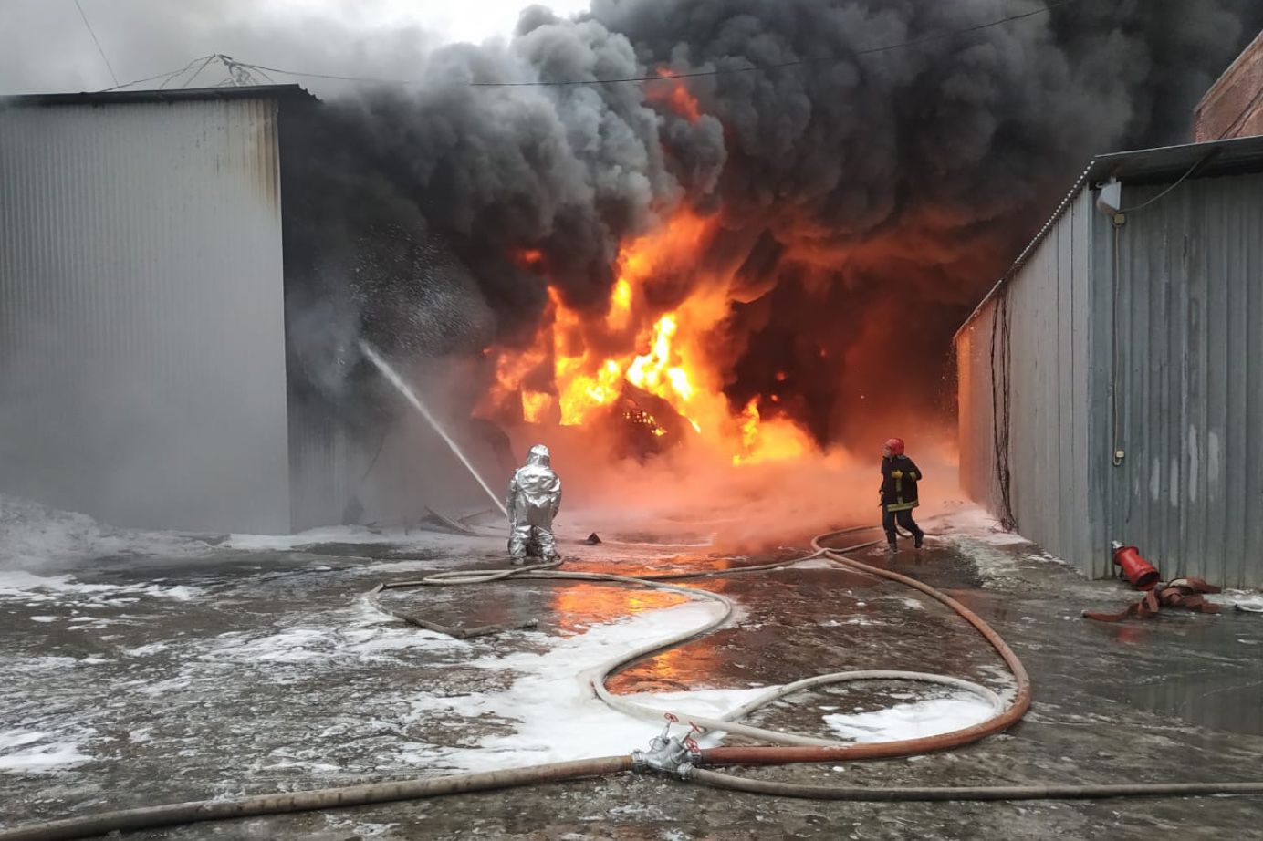 Пожар в Екатеринбурге полностью потушен