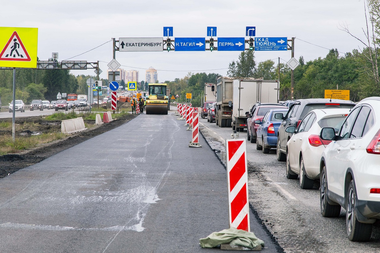 Завершен ремонт трассы М-5 на территории Свердловской области
