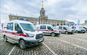 Автопарк скорой помощи Екатеринбурга пополнится 25 новыми машинами
